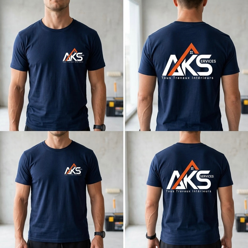 T-Shirt Personnalisé Entreprise avec Logo – 4 + 1 Offert