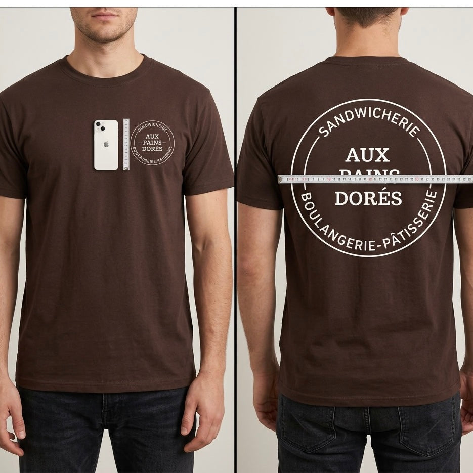 T-Shirt Personnalisé Entreprise avec Logo – 4 + 1 Offert